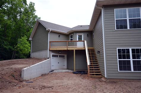 Retaining Walls And Walk Out Basement Details Custom Homes By