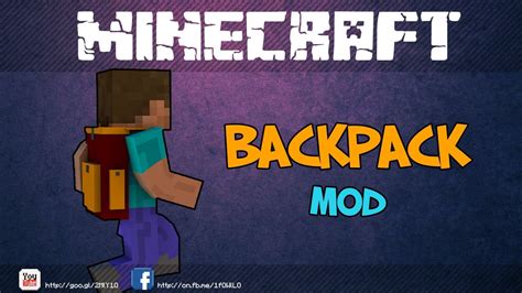 Minecraft Spotlight Backpacks Mod Youtube