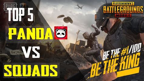 Top Times Panda Destroyed Squads Pubg Mobile Panda Squad Mobile