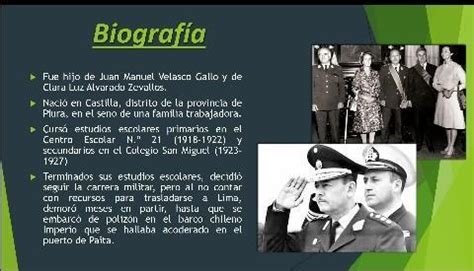 Biograf A De Juan Velasco Alvarado Brainly Lat