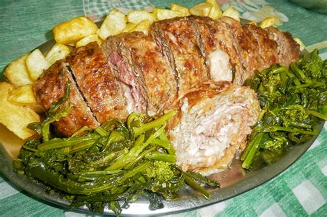 Rolo de carne recheado Baú da Conceição