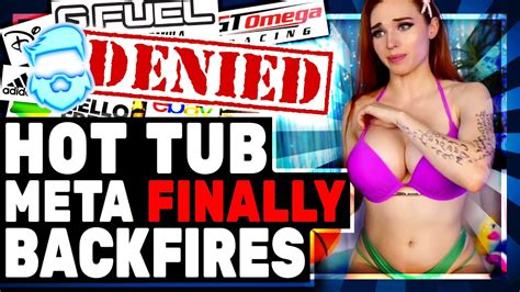 Epic Backfire Hot Tub Meta Is Over Twitch Demonitizes Largest Female Streamer Amouranth Youtube