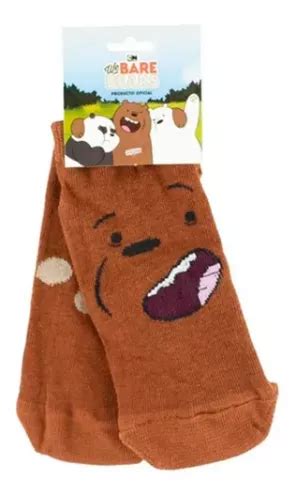 Medias Osos Escandalosos We Bare Bears Pardo Cartoon Network En Venta