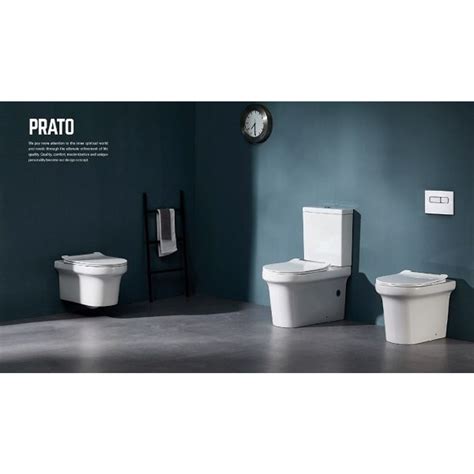 Prato Rimless Flushing Wall Faced Toilet Suite Bathrooms On A Budget