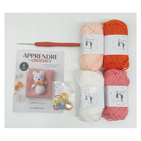 Coffret Apprendre Le Crochet Kit Crochet D Butant Edisaxe