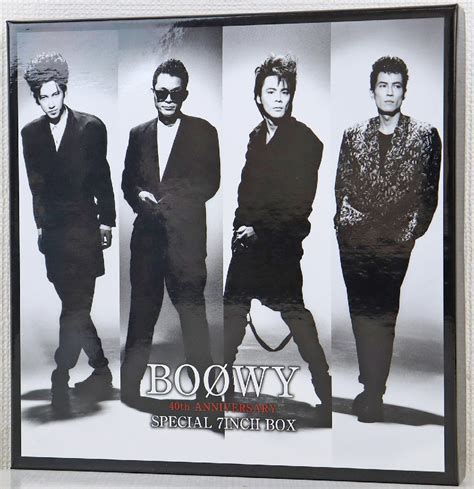 【やや傷や汚れあり】p 中古品 レコード『boowy 40th Anniversary Special 7inch Box 生産限定アナログ盤