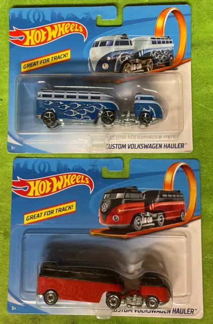 Hot Wheels Track Stars Custom Volkswagen Hauler Semi Trailer Lot Picclick Uk