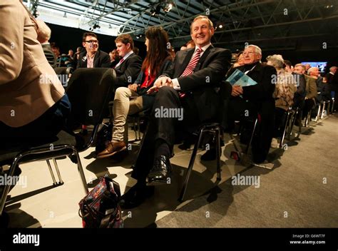 Taoiseach enda kenny attends fine gael ard fheis rds hi-res stock ...