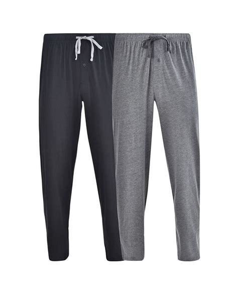 Hanes Platinum Hanes Mens Knit Sleep Pant 2 Pack Macys