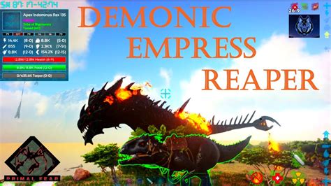 Taming The Boss Demonic Empress Reaper Ark Primal Fear Youtube