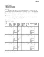 Lab Report Floating Egg Docx Hartman Christina Hartman Chem