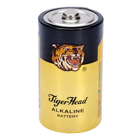 Tiger Head Dry Cell Super Alkaline Battery Lr20 D Size For Gas Stove