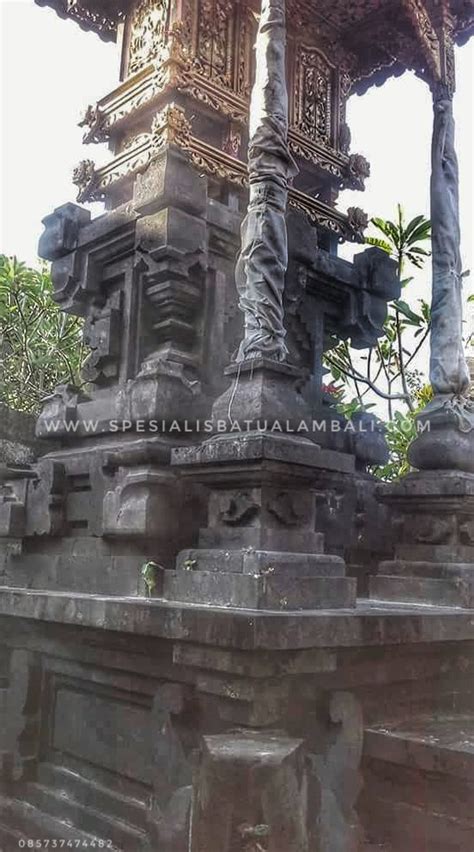 Pelinggih Batu Hitam Karangasem Spesialis Batu Alam Bali