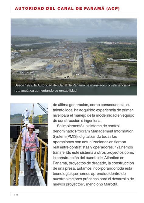 Brochure Autoridad Del Canal De Panamá Spanish By Business Review