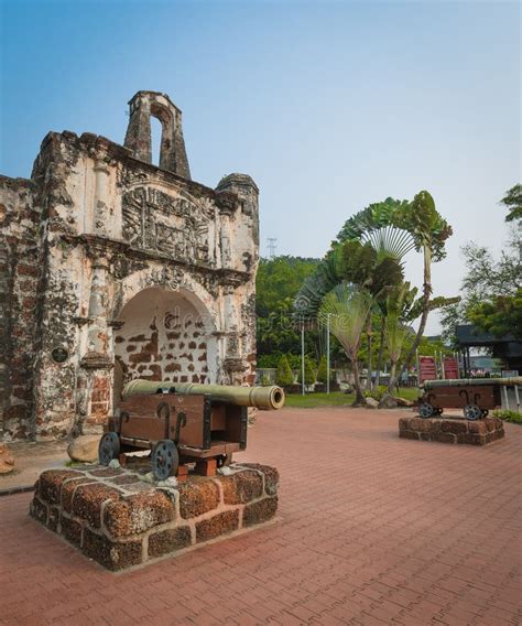 Surviving Gate Of The A Famosa Fort In Malacca, Malaysia Stock Image - Image of amazing ...