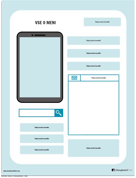 Selfie Vse O Meni Za Tiskanje Storyboard Af Sl Examples