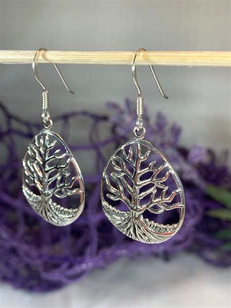 Tree Of Life Earrings Celtic Jewelry Tree Earrings Yoga Jewelry Graduation T Teacher