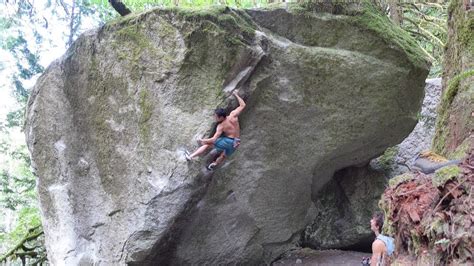 Squamish Bouldering Resurrection V Youtube