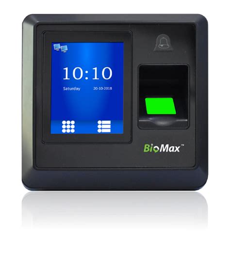 Bio Max Fingerprint Biometric Machine For Attendance Management Model