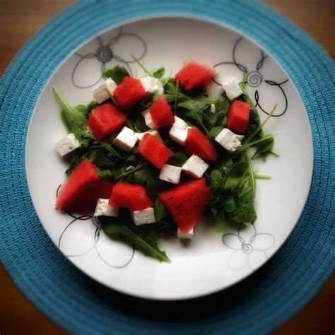 Rucola Watermelon Feta Salad My Sweet Avocado