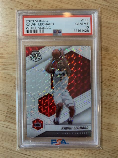 2020 21 Panini Mosaic White Mosaic Prizm 144 Kawhi Leonard 25 EBay