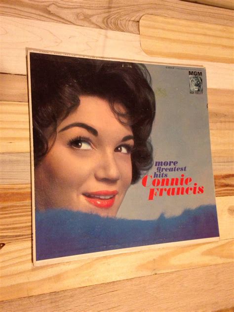 Vintage Vinyl More Greatest Hits Connie Francis Record Album