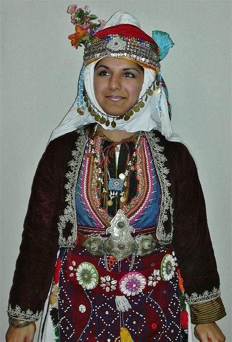 Traditional Festive Costume From Merkez Kap Kaya K Y Near Bergama