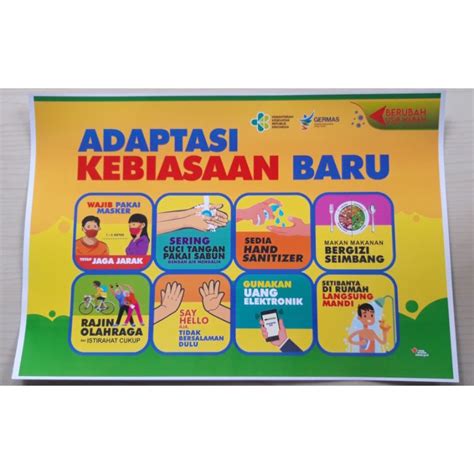 Jual Poster Adaptasi Kebiasaan Baru Shopee Indonesia