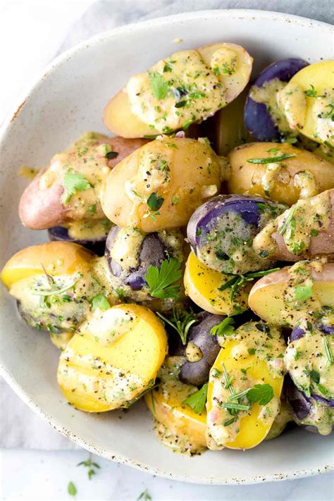 Fingerling Potatoes With Lemon Herb Dressing Artofit