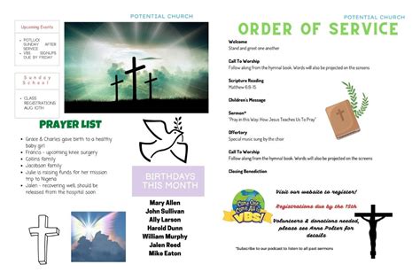 Learn How To Design A Captivating Church Bulletin That Your Members Will Actually Read Get Tips