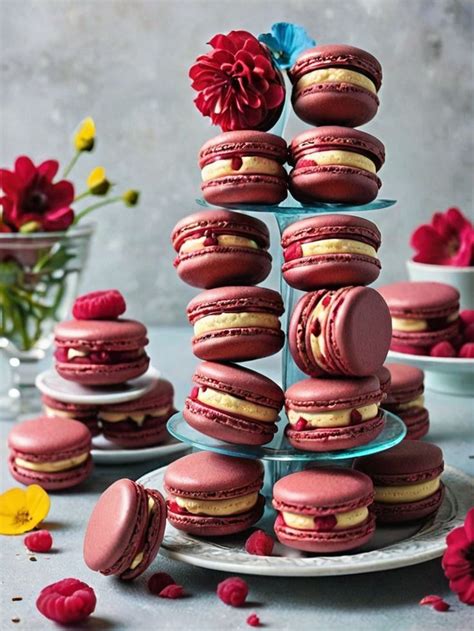 Decadent Delights Chocolate Raspberry Macarons With A Twist In 2024