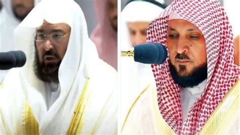 الشيخ المعيقلي يتعرض لوعكة صحية أثناء الصلاة والشيخ السديس يتدخل فيديو