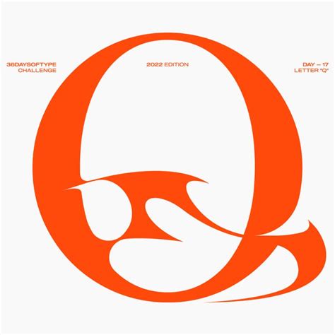 An Orange Logo With The Letter Q In Its Center And Two Smaller Letters