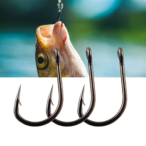 Manwang Pcs Fishing Hooks Extra Strong Stainless High Carbon Steel