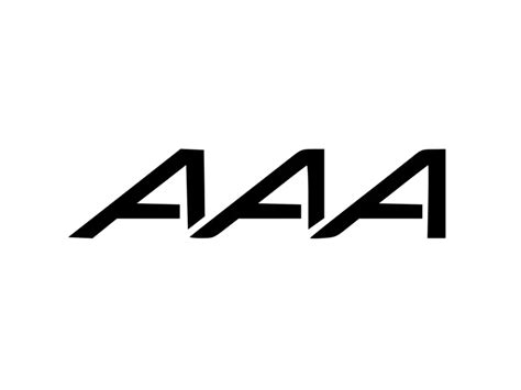 AAA Wordmark Logo PNG Vector In SVG PDF AI CDR Format