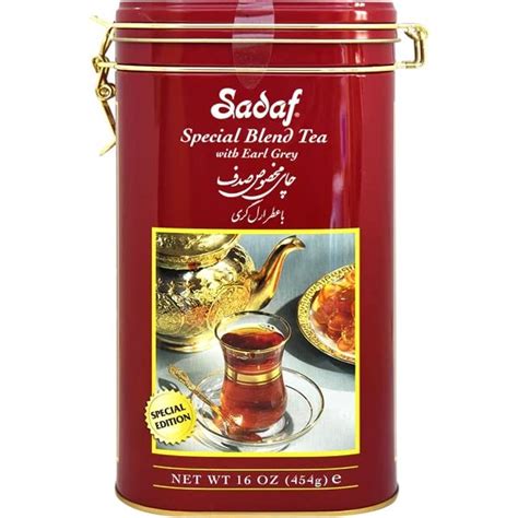 Sadaf Special Blend Tea With Earl Grey Oz Tin Bidmeshk