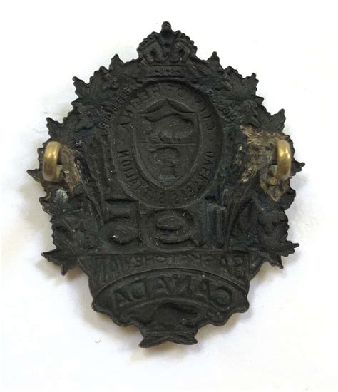 Canada 195th Bn Regina WW1 CEF Cap Badge By Lees