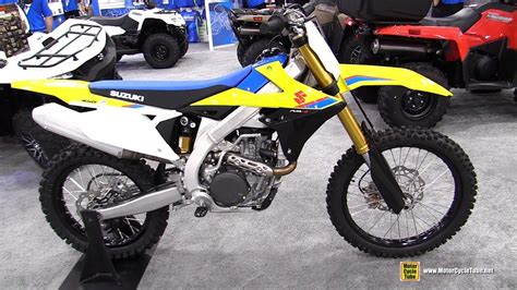 2019 Suzuki RMZ 450 Walkaround 2018 AIMExpo Las Vegas YouTube