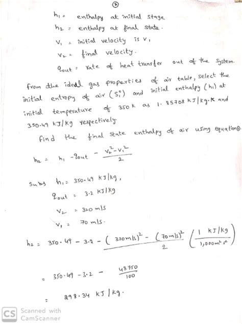 Air Enters A Nozzle Steadily At 280 Kpa And 77°c With A Velocity Of 70