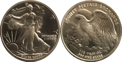 ¼ oz Silver Walking Liberty États Unis Numista