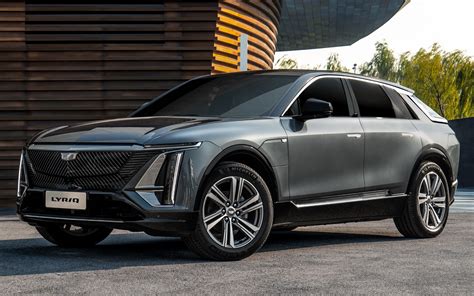 Download Wallpapers Cadillac Lyriq 2023 Front View Exterior All