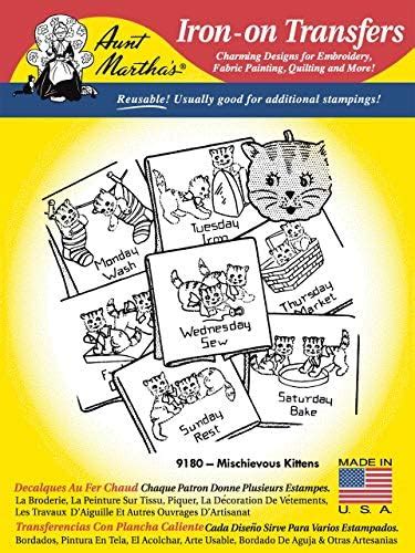 Amazon Kitten Motifs Aunt Martha S Hot Iron Embroidery Transfer