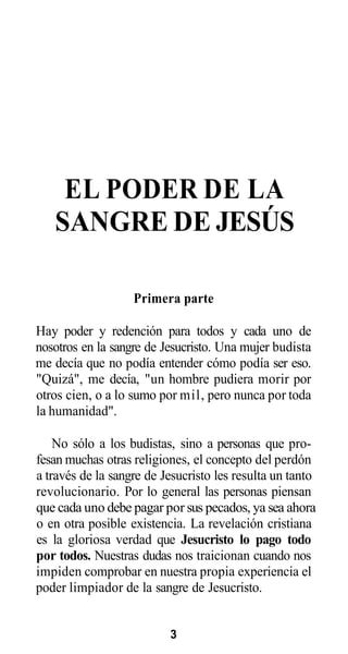 El Poder de la Sangre de Jesús PDF