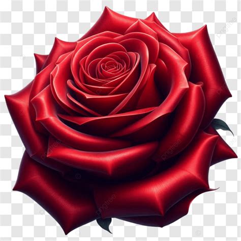 Single Bloom Red Rose Single Bloom Red Rose Flower PNG Transparent