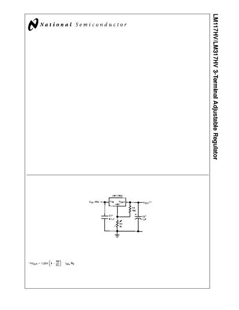 Lm Hvk Datasheet Pages Nsc Terminal Adjustable Regulator