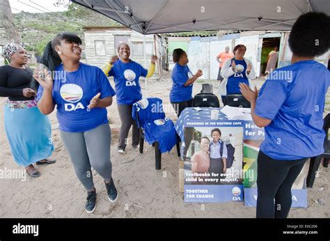 Democratic Alliance Supporters Dance And Sing At South African