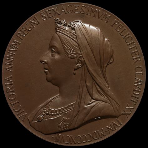 Queen Victoria Official Diamond Jubilee Large Bronze Medal