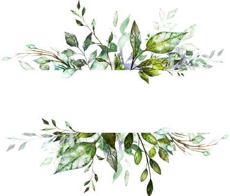 Watercolor Flowers Border Material Png Clipart Border Clip Art Images