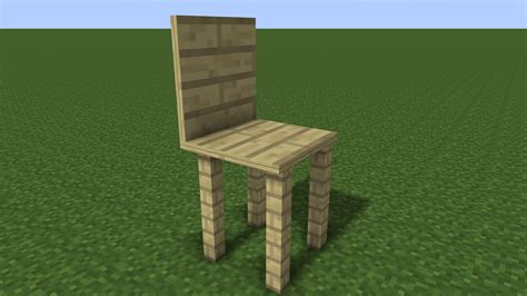 How To Make A Chair In Minecraft