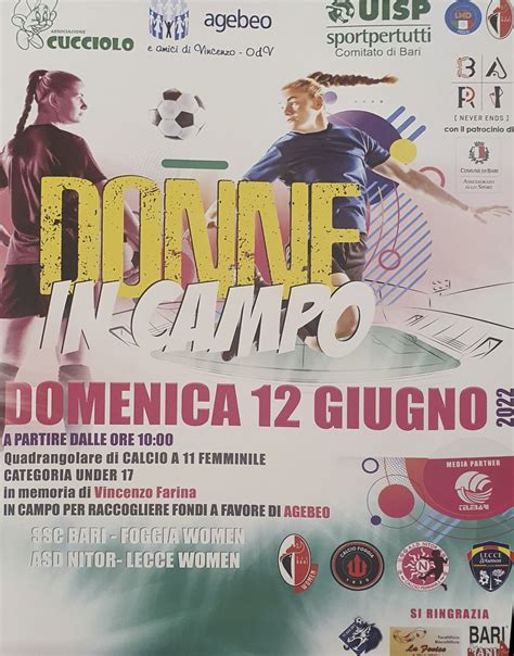 Donne In Campo Quadrangolare Femminile Calcio Foggia